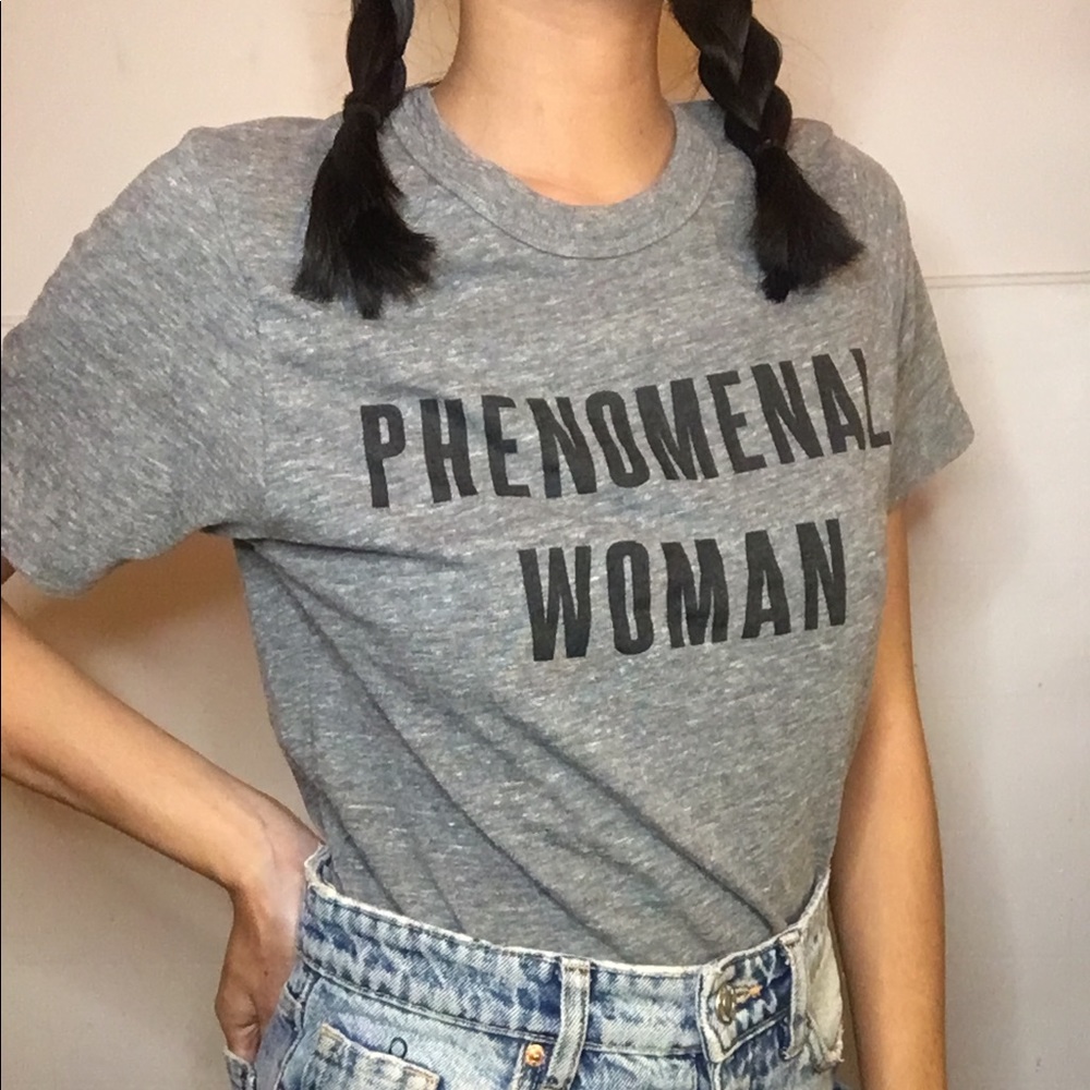 Print grey t-shirt